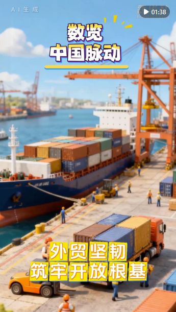 數(shù)覽中國脈動(dòng) 外貿(mào)展堅(jiān)韌之姿，筑牢高水平開放根基